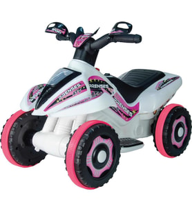 UJ Toys 6V Akülü ATV SAFARİ BEYAZ PRENSES (Standart)