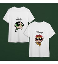 Power Puff Girls Tasarımlı Tişört Kişiye Özel ( Unisex - Büyük - Çocuk )