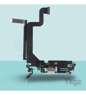 Apple İphone 14 PRO MAX Full Şarj Soketi Filmi FLEX (GÜMÜŞ)
