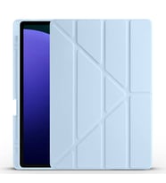 Samsung Galaxy Tab S10 Plus Uyumlu Kılıf Zore Tri Folding Kalem Bölmeli Standlı Kılıf