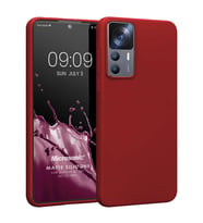 Microsonic Matte Silicone Xiaomi Mi 12T Pro Kılıf Kırmızı
