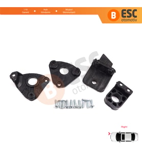VW Caddy MK3 2K 2C Touran MK1 1T3 2010-2015 2K5998226 İçin Sağ Ön Far Ayak Tamir Seti