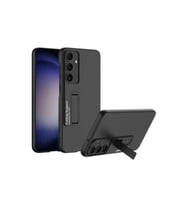 Samsung Galaxy S24 Uyumlu Kılıf Zore Standlı Ays Kapak (Siyah)