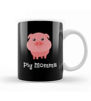 Cute Pig Momma Girl Pet Piglet Owner Mommy Mama Kupa Bardak Porselen