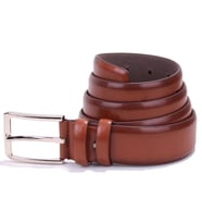 Dagoster DMK26-302 Taba 3,5 cm Suni Deri Erkek Kemer
