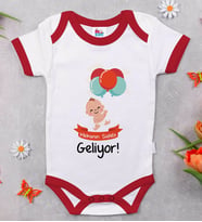 BK Kids Mekanın Sahibi Geliyor Tasarımlı Kırmızı Bebek Body Zıbın-1