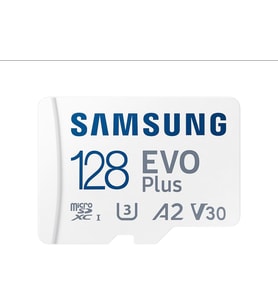 Samsung Evo Plus Microsdxc Hafıza Kartı 128 Gb, 160 Mb/S, U3, V30, A2, ‎Mb-Mc128Sa/Tr (2024 Serisi) (Çok Renkli)