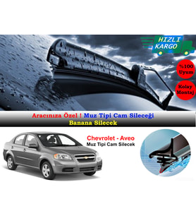 Chevrolet Aveo Sedan 2006-2011 Muz Silecek Takımı