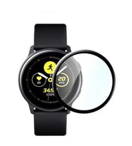 Ceponya Galaxy Watch Active 2 44mm PPMA Pet Saat Ekran Koruyucu (Siyah)
