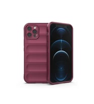 Apple İphone 12 Pro Kılıf Optimum Silikon - Bordo