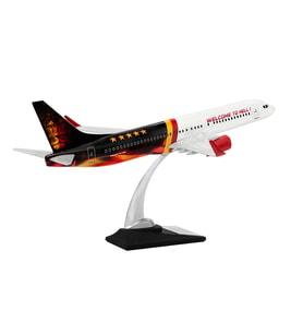 Zekupp Boeing 737-800 1/100 Ölçek Welcome to Hell Tasarımlı Maket Uçak  (UCK0210)