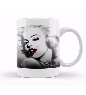 Marilyn Monroe Kupa Bardak Porselen
