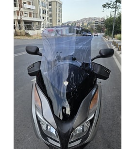 MOTOCAM Honda Forza 300 Ön Cam 2014-2017 Model 78cm Füme Renkli 4mm Elcikli