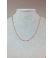 Güneş Taşı Küp Şekilli 2.5mm Kolye (SABİT KLİPSLİ)