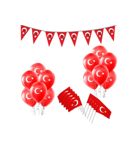 23 Nisan Süslemeleri Bayram Ful Set