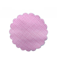 Organze puantiyeli pembe 22cm p100-