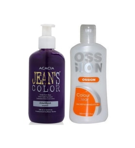 Saç Boyası Ametist 250ml Ve Ossion Saç Boya Temizleyicisi 200ml