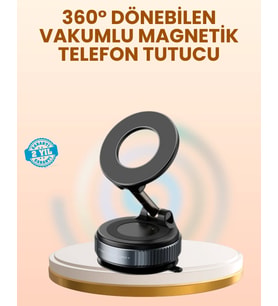 Vakumlu Manyetik Araç Telefon Tutucu Güçlü Tutuş