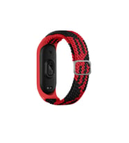 Mi Band 4 Kordon - Kırmızı-Siyah