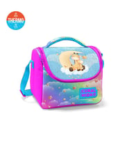 Coral High Kids Mavi Pembe Zürafa Desenli Thermo Beslenme Çantası 11861