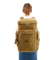 Büyük Boy Ultra Hafif Çok Bölmeli Dağcı Çantası Kum Beji (Cappuccino) (Model: 571-7D)