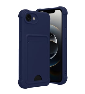 iPhone 16e Kelvin Kartvizitli Silikon - Lacivert