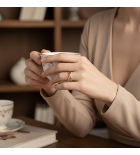 STİL İNCİSİ/XUPING JEWELRY SONSUZ ZİRKON TAŞLI YÜZÜK