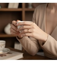 STİL İNCİSİ/XUPING JEWELRY SONSUZ ZİRKON TAŞLI YÜZÜK