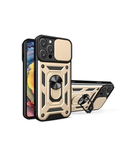 iPhone 16 Pro Kılıf Pars Lens Yüzüklü Silikon -