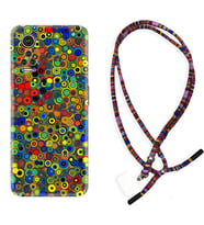General Mobile GM 21 Pro GM 22 Pro Plus Kılıf Boyun Asklı Rasta Silikon Nazar Boncukları 1746