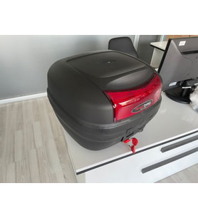 First Bag Motosiklet Çantası 33 Litre Kırmızı Reflektörlü