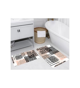 Eliana Home Baskılı 2'li Banyo Paspas Takımı RVG5238