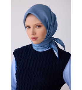 Belli Twill İpek Desenli Eşarp 4305D