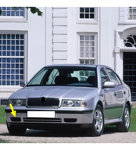 Skoda Octavia A4 1997-2000 Ön Tampon Sağ Kapak Izgarası 1U0807368
