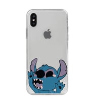 Iphone Xsmax Uyumlu Stitch Desenli Şeffaf Telefon Kılıfı