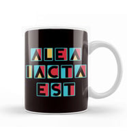 Alea Iacta Est Latin Language Phrase Motivation Saying Dice Kupa Bardak Porselen