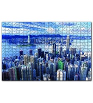 Cakapuzzle  Hong Kong 120 Parça Puzzle Yapboz MDF (Ahşap)