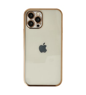 Apple İphone 12 Pro Max Kılıf Razer Lensli Silikon - Gold