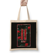 Kpop Army Kpop Red Roses Bez Çanta Uzun Saplı