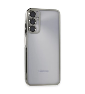 Galaxy A05s Kılıf  Lensli  - Gümüş