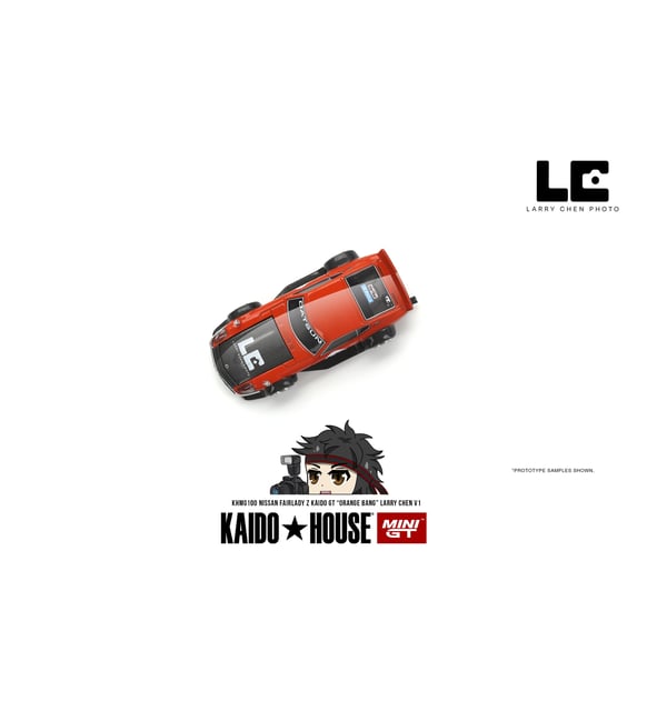 Mini GT Kaido House Nissan Fairlady Z Kaido GT 'ORANGE BANG' Larry