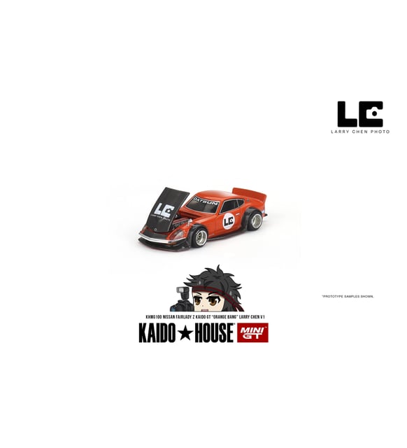 Mini GT Kaido House Nissan Fairlady Z Kaido GT 'ORANGE BANG' Larry