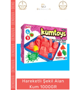 #OyunSeti Eğlenceli Kinetik Çocuk Oyun Seti Doğal Kolay Şekil Alan Akışkan Yapışmaz Hareketli Kum