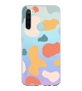 Xiaomi Redmi Note 8 Uyumlu Kapak Grunge Tasarımlı Şeffaf Silikon Kılıf