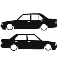 Tofaş Doğan Şahin Basık Araç Sticker - 2 Takım