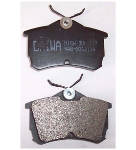 HONDA ACCORD- 01/02; ARKA FREN BALATASI (DİSK) (87X53,2X14) (DAIWA) 43022-S1A-E02 396-6360B