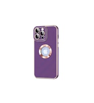 Apple iPhone 14 Pro Uyumlu Kılıf Zore Kongo Kapak (Koyu Mor)
