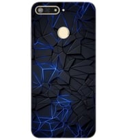 Huawei Y6 2018 (ATU-L21) Uyumlu Kılıf Desen Baskılı Silikon Karmaşık Design STK:1874
