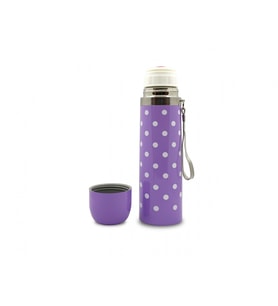 Sema Baby Puantiyeli Bebek Termosu 500 ml - Mor