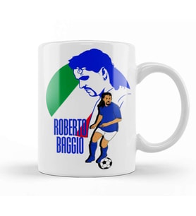 Roberto Baggio Kupa Bardak Porselen